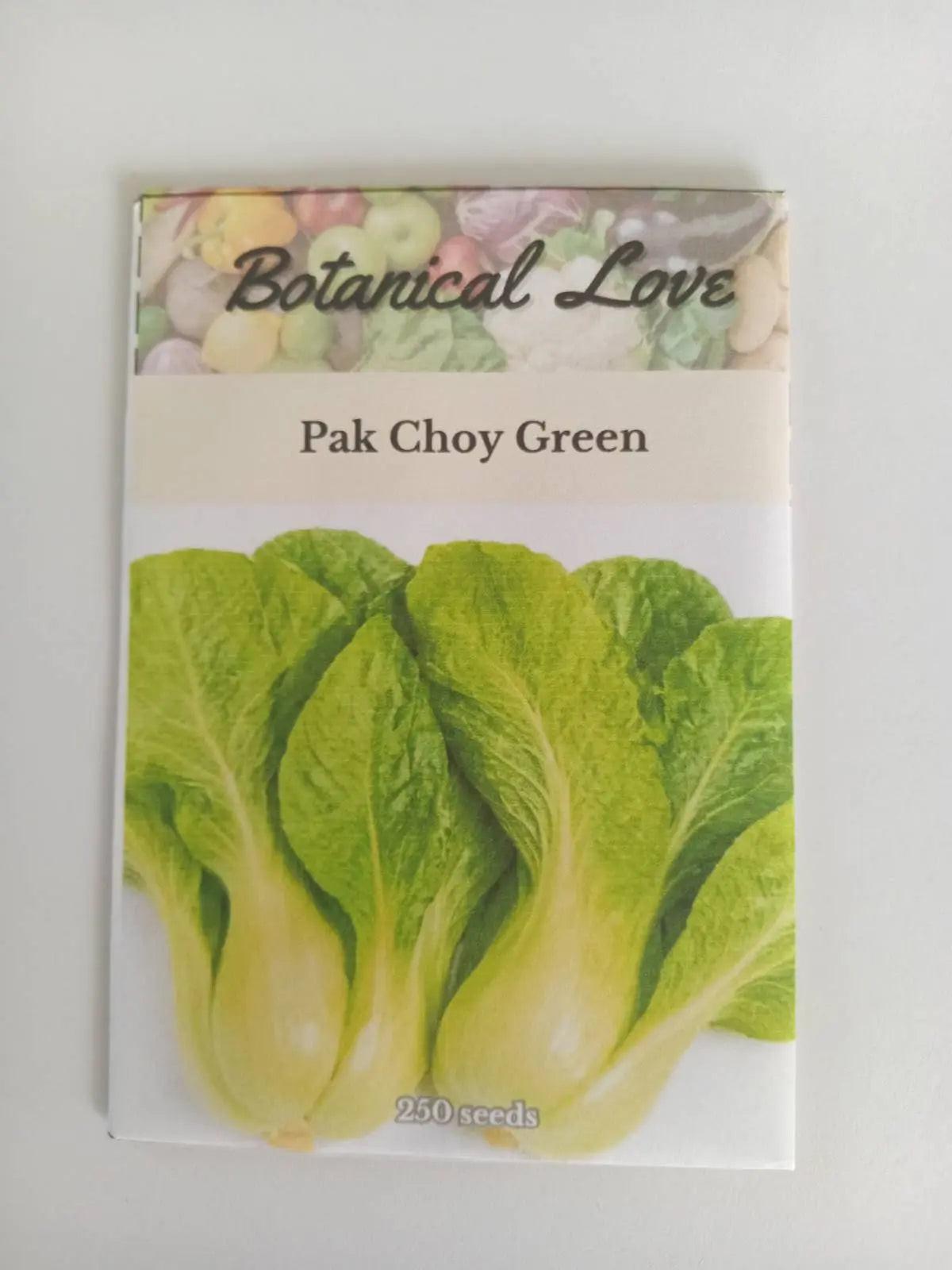 Bok Choy Seeds / Pak Choi Seeds Botanical Love