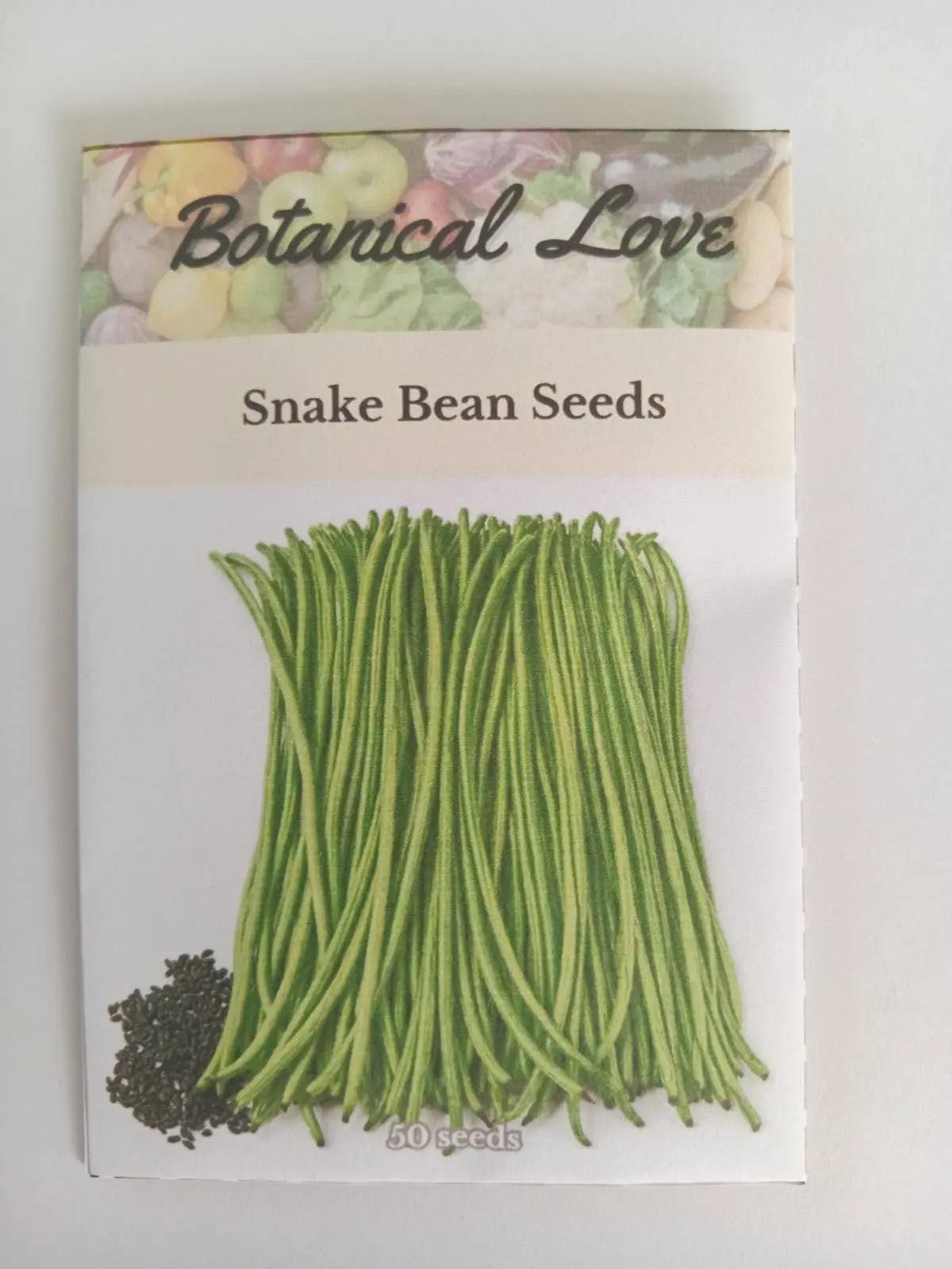 Snake Bean Seeds Botanical Love