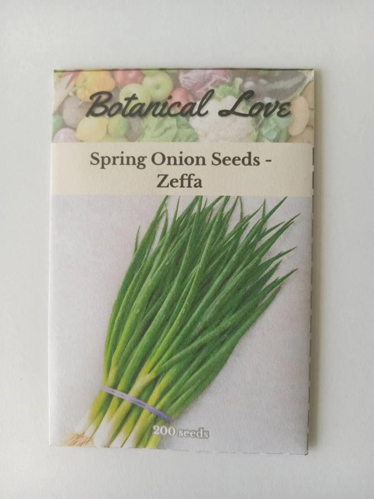 Spring Onion Seeds - Zeffa Botanical Love