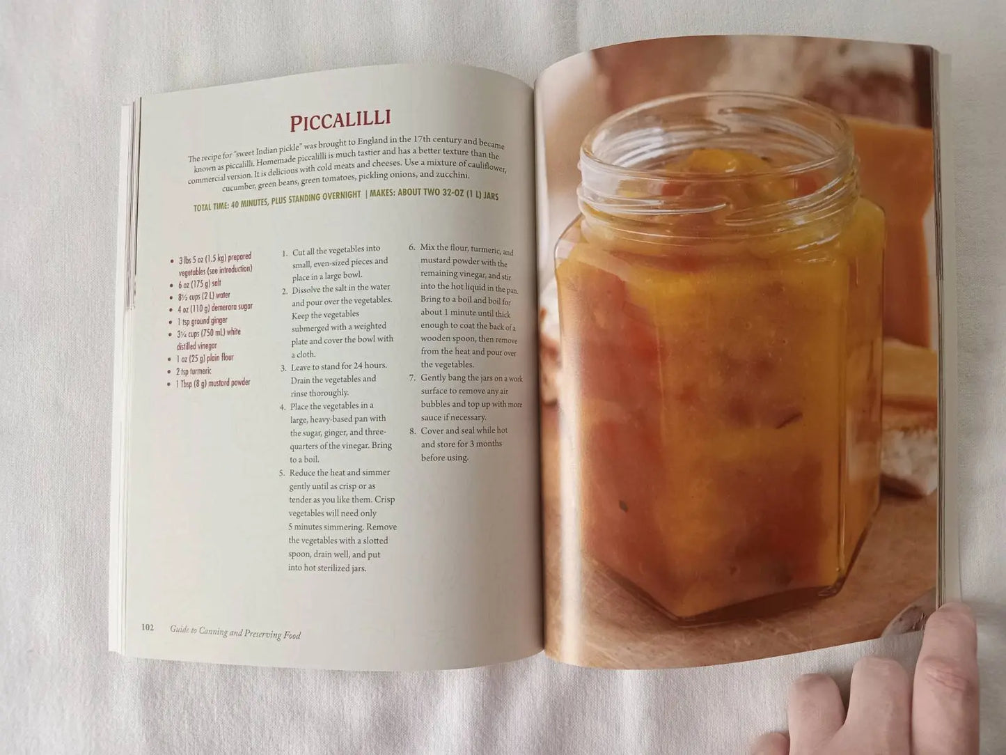 Book - Guide to Canning and Preserving Food – 80+ Jam, Pickle & Chutney Recipes | Carol Wilson Botanical Love